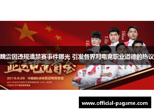 魏震因违规遭禁赛事件曝光 引发各界对电竞职业道德的热议